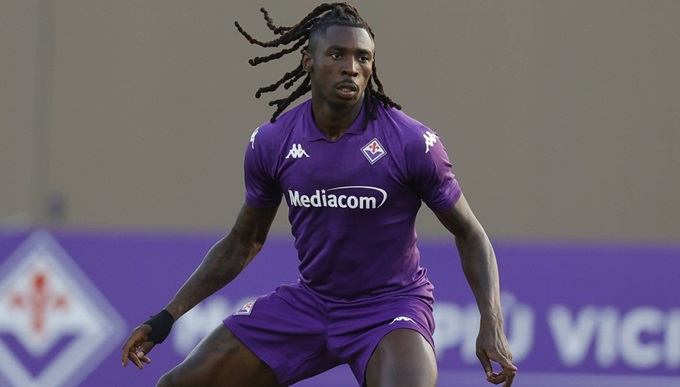 Kean đang tìm lại phong độ cao trong màu áo Fiorentina